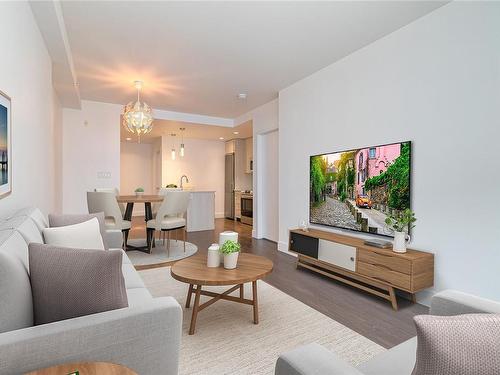 301-1090 Johnson St, Victoria, BC - Indoor Photo Showing Living Room