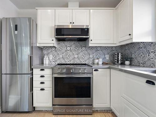 16 Stanley Ave, Toronto, ON - Indoor Photo Showing Kitchen With Upgraded Kitchen