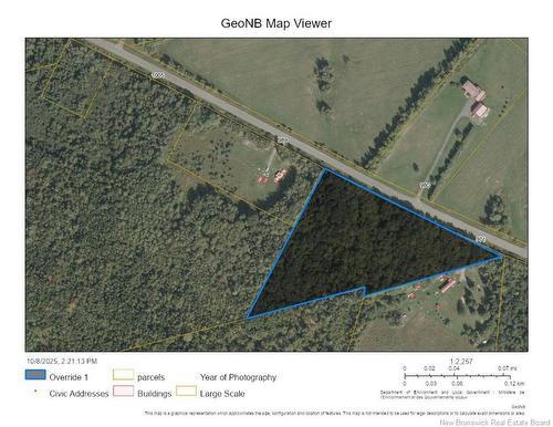 Lot Hodgdon Rd, Mapledale, NB 