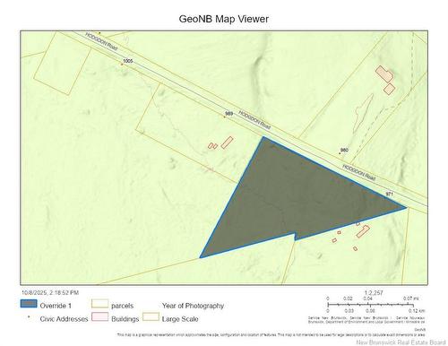 Lot Hodgdon Rd, Mapledale, NB 
