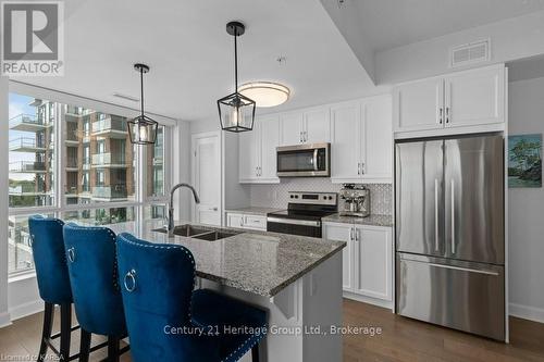 306 - 129 South Street, Gananoque, ON - Indoor Photo Showing Kitchen With Double Sink With Upgraded Kitchen