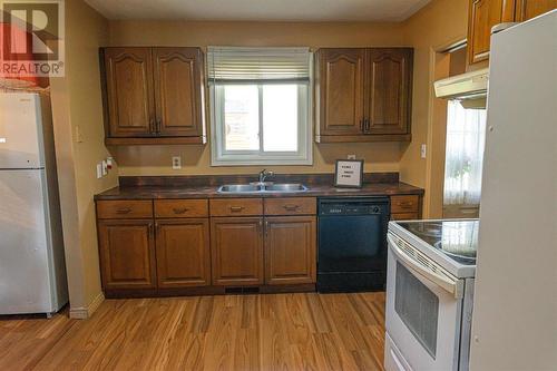 163 Parkland Cres, Sault Ste. Marie, ON - Indoor Photo Showing Kitchen With Double Sink