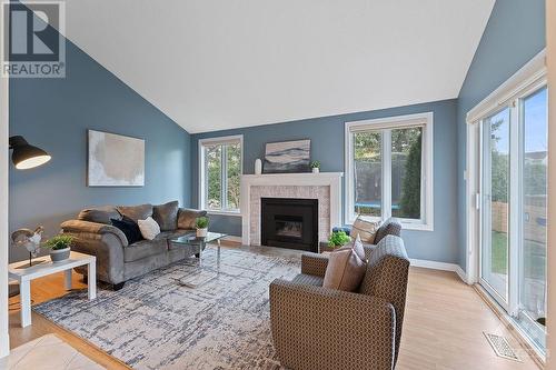 65 Hawley Crescent, Ottawa, ON - Indoor Photo Showing Living Room With Fireplace