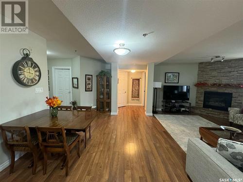 9 600 Broadway Street W, Fort Qu'Appelle, SK - Indoor With Fireplace