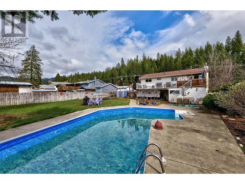 4683 Birch Lane, Barriere, BC - Outdoor With In Ground Pool With Deck Patio Veranda With Backyard