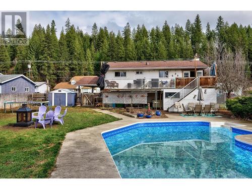 4683 Birch Lane, Barriere, BC - Outdoor With In Ground Pool With Deck Patio Veranda With Backyard