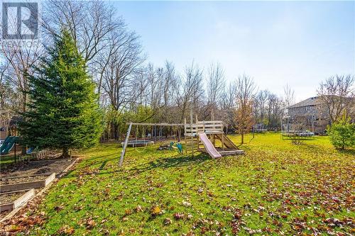 View of yard featuring a playground and a trampoline - 613 Black Street, Fergus, ON - Outdoor