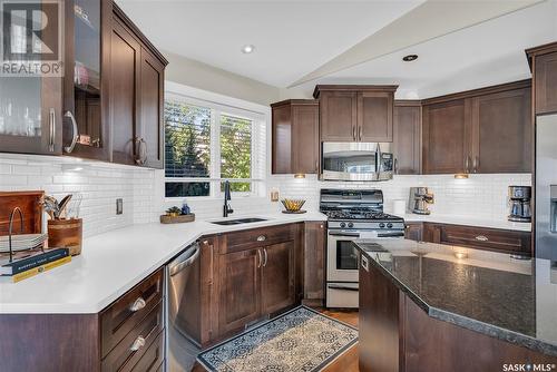 642 Van Impe Terrace, Saskatoon, SK - Indoor Photo Showing Kitchen With Double Sink