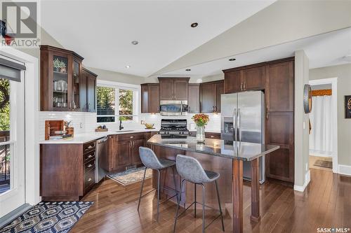 642 Van Impe Terrace, Saskatoon, SK - Indoor Photo Showing Kitchen With Stainless Steel Kitchen With Upgraded Kitchen