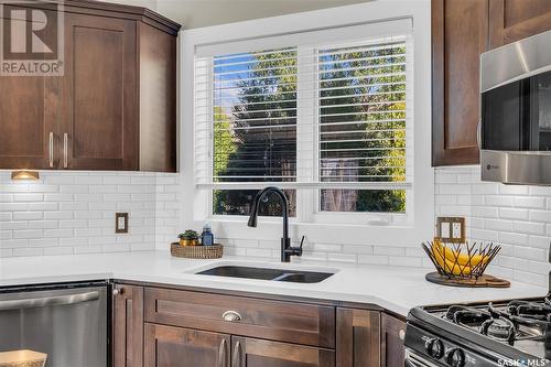 642 Van Impe Terrace, Saskatoon, SK - Indoor Photo Showing Kitchen With Double Sink With Upgraded Kitchen