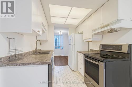 1203 - 5 Lisa Street, Brampton, ON - Indoor Photo Showing Kitchen With Double Sink