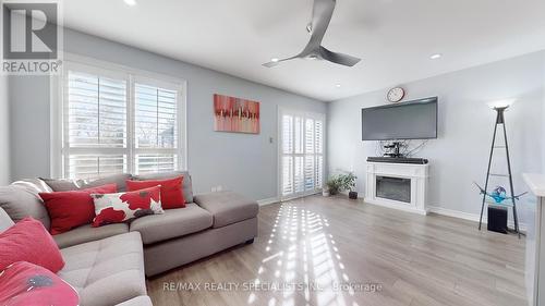 23 Melissa Court, Brampton, ON - Indoor Photo Showing Living Room With Fireplace