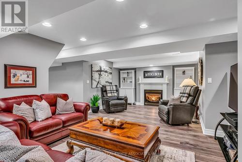 1601 Wintergrove Gardens, Mississauga, ON - Indoor Photo Showing Living Room With Fireplace