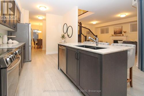 606 Wedlock Lane, Peterborough (Northcrest), ON - Indoor Photo Showing Kitchen With Double Sink