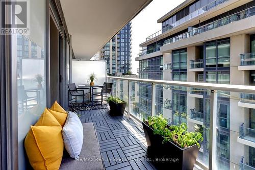 706 - 56 Annie Craig Drive, Toronto, ON - Outdoor With Balcony With Exterior