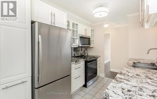 1416 - 4185 Shipp Drive, Mississauga, ON - Indoor Photo Showing Kitchen With Double Sink