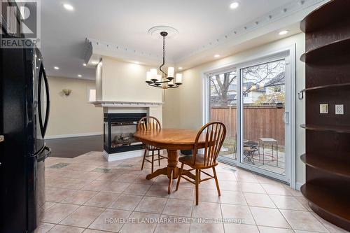 8 - 5958 Greensboro Drive, Mississauga, ON - Indoor Photo Showing Dining Room With Fireplace