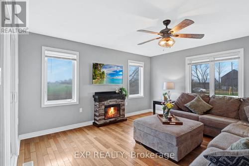 2059 Sideroad 5, Ramara, ON - Indoor Photo Showing Living Room With Fireplace