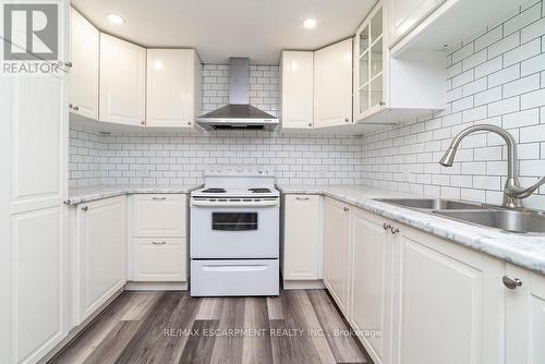 Lower - 3215 Cemetery Road, Hamilton, ON - Indoor Photo Showing Kitchen With Double Sink With Upgraded Kitchen