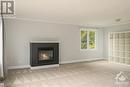 198 Woodroffe Avenue Unit#2, Ottawa, ON  - Indoor Photo Showing Living Room With Fireplace 