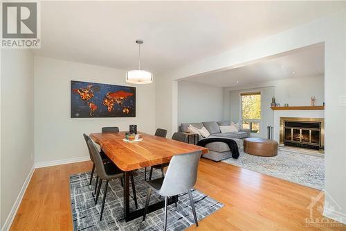 Dinning room - 6667 Bilberry Drive, Ottawa, ON - Indoor With Fireplace