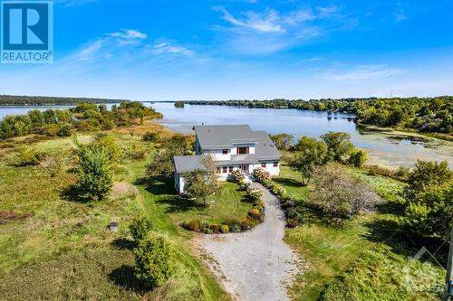 Custom walkout home with 19 acre peninsula on Upper Rideau Lake - 9868 County Road 42 Road, Westport, ON - Outdoor With Body Of Water With View