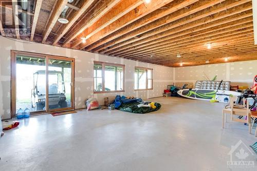 Walkout lower level rec room waiting for your finishings plans - 9868 County Road 42 Road, Westport, ON - Indoor Photo Showing Other Room