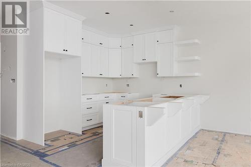 Kitchen with white cabinets - Lot 16 Mclean Crescent, Port Elgin, ON - Indoor Photo Showing Other Room