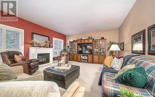 20 Peacock Crescent, Ajax (Northwest Ajax), ON - Indoor Photo Showing Living Room With Fireplace