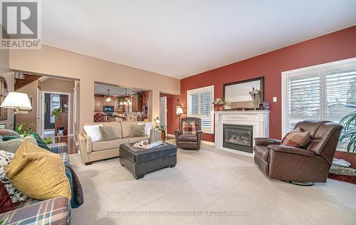 20 Peacock Crescent, Ajax (Northwest Ajax), ON - Indoor Photo Showing Living Room With Fireplace