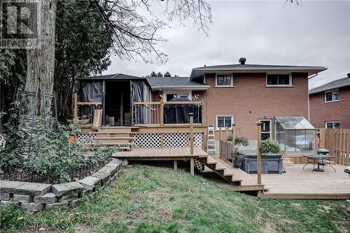 775 Burton Avenue, Sudbury, ON - Outdoor With Deck Patio Veranda With Exterior