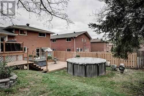 775 Burton Avenue, Sudbury, ON - Outdoor With Above Ground Pool With Deck Patio Veranda With Exterior