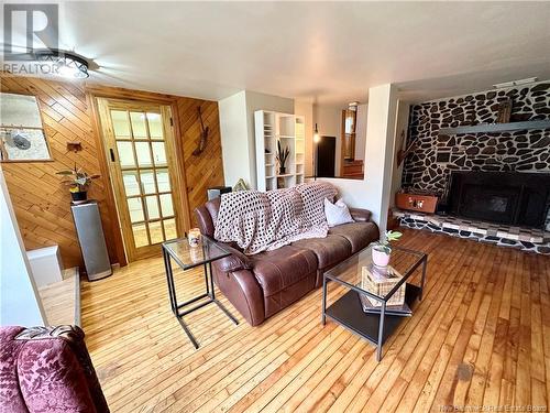 267 Principal, Pointe-Verte, NB - Indoor Photo Showing Living Room With Fireplace