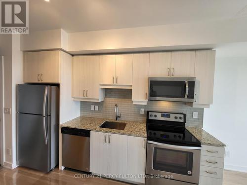 Nw 2008 - 9201 Yonge Street, Richmond Hill, ON - Indoor Photo Showing Kitchen With Stainless Steel Kitchen