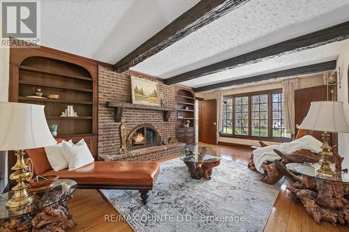 1386 Wallbridge-Loyalist Road, Quinte West, ON - Indoor Photo Showing Living Room With Fireplace