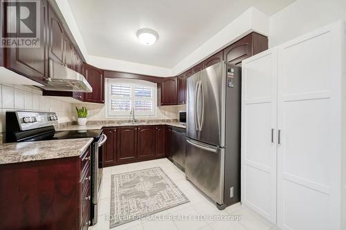 100 Brickyard Way, Brampton, ON - Indoor Photo Showing Kitchen With Double Sink