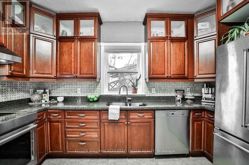 58 Fern Avenue, Toronto, ON - Indoor Photo Showing Kitchen With Double Sink