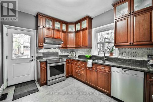 58 Fern Avenue, Toronto, ON - Indoor Photo Showing Kitchen With Double Sink