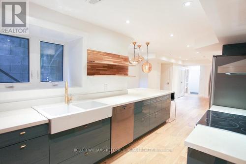 58 Fern Avenue, Toronto, ON - Indoor Photo Showing Kitchen With Double Sink