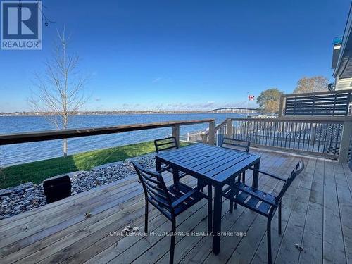 80 Ridley Street, Prince Edward County (Ameliasburgh), ON - Outdoor With Body Of Water With Deck Patio Veranda With View