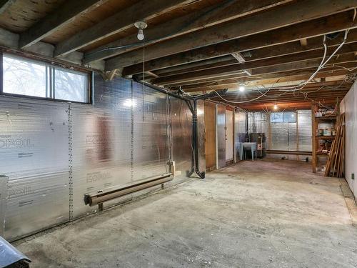 Family room - 55 Place Auger, Saint-Boniface, QC - Indoor Photo Showing Basement