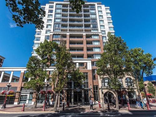 1402-728 Yates St, Victoria, BC - Outdoor With Facade