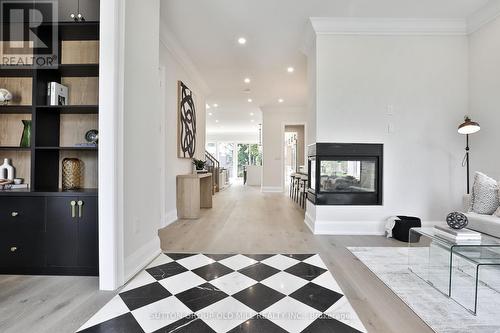 303 Ridley Boulevard, Toronto, ON - Indoor Photo Showing Living Room With Fireplace