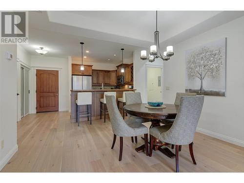 Dining to kitchen - 2770 Auburn Road Unit# 201, West Kelowna, BC - Indoor Photo Showing Dining Room