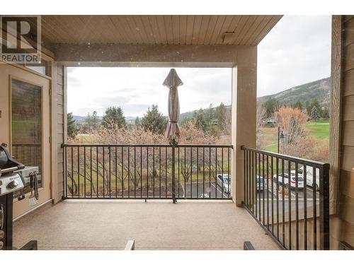 Covered deck with golf course views! - 2770 Auburn Road Unit# 201, West Kelowna, BC - Outdoor With Exterior