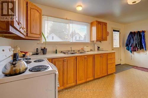 155 Elm Street N, Gananoque (821 - Gananoque), ON - Indoor Photo Showing Kitchen With Double Sink