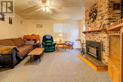 155 Elm Street N, Gananoque (821 - Gananoque), ON - Indoor Photo Showing Living Room With Fireplace