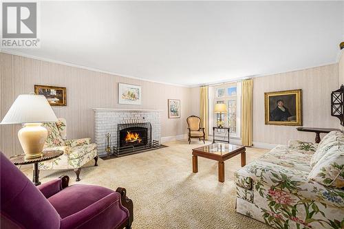 68 Wilson Street W, Perth, ON - Indoor Photo Showing Living Room With Fireplace