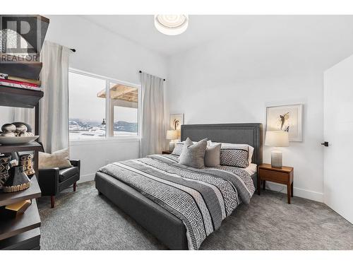 Photos from the developers showhome of the same floor plan - 7735 Okanagan Hills Boulevard Unit# 58, Vernon, BC - Indoor Photo Showing Bedroom