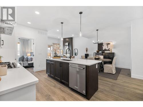 Photos from the developers showhome of the same floor plan - 7735 Okanagan Hills Boulevard Unit# 58, Vernon, BC - Indoor Photo Showing Kitchen With Upgraded Kitchen